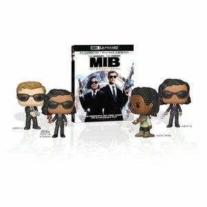 Men In Black: International Funko Gift Set Excusive, Limited Ed w 4 POPS & Movie